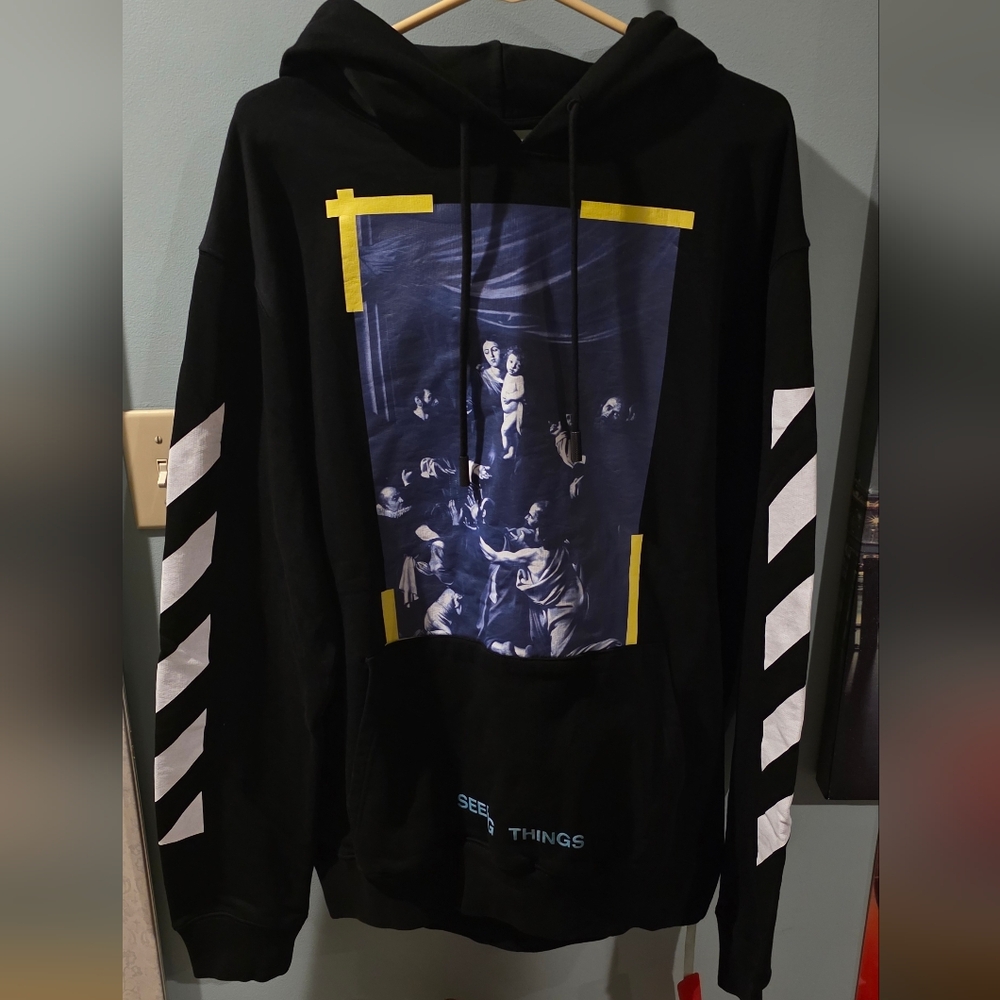 Off-White Caravaggio Seeing Things Men's Hoodie - New With Tags